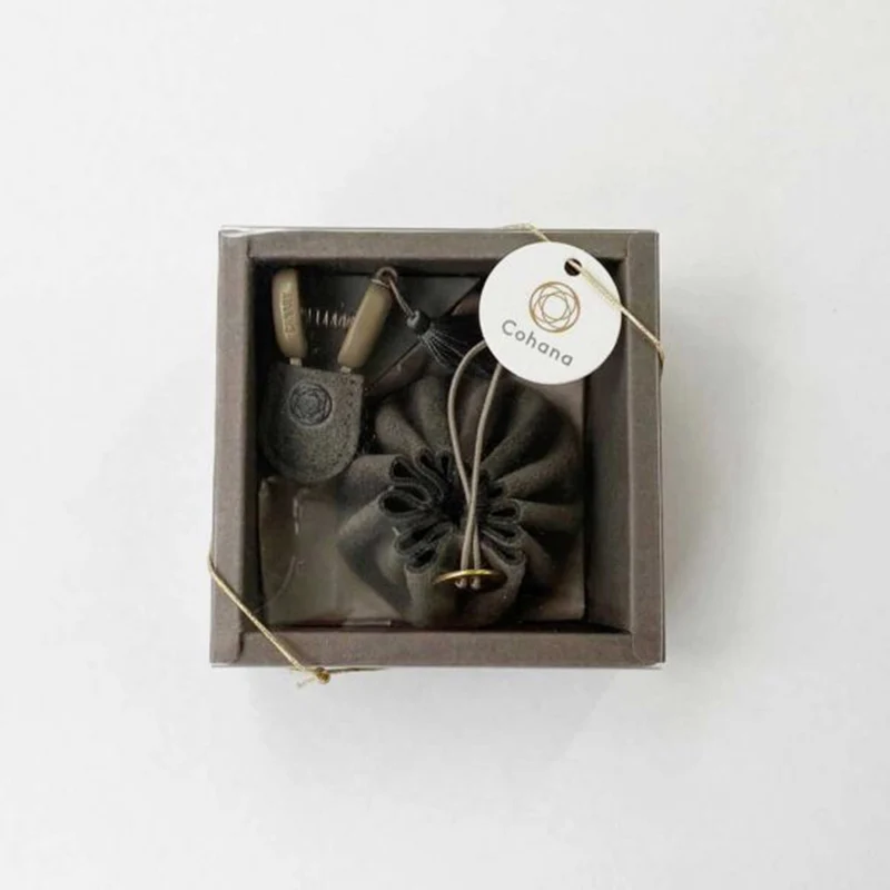 Mini Ciseaux Seki et Bourse en cuir - Cohana