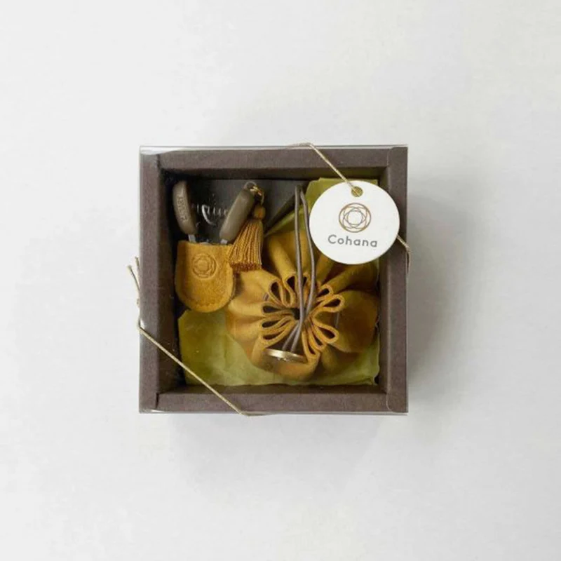Mini Ciseaux Seki et Bourse en cuir - Cohana