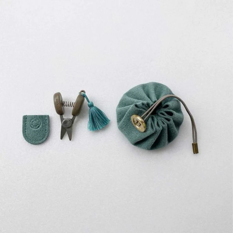 Mini Ciseaux Seki et Bourse en cuir - Cohana