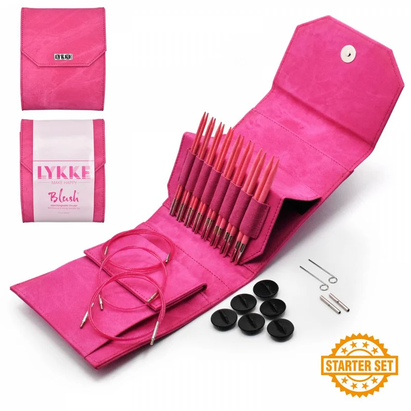 lykke ensemble 12,5 cm (5") kit de démarrage blush fuchsia