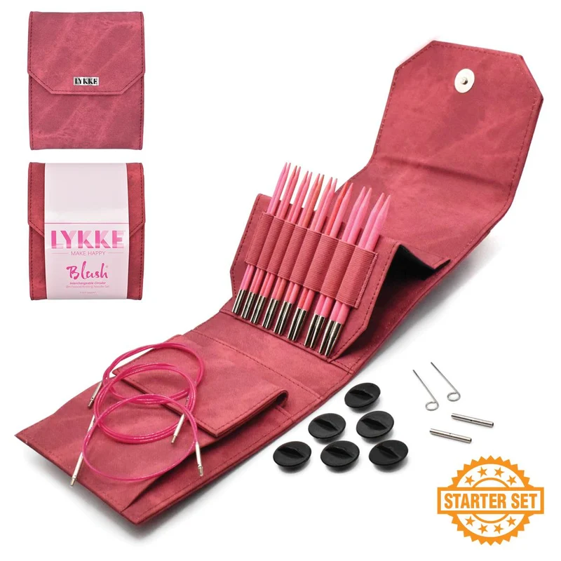 lykke ensemble 12,5 cm (5") kit de démarrage blush fuchsia
