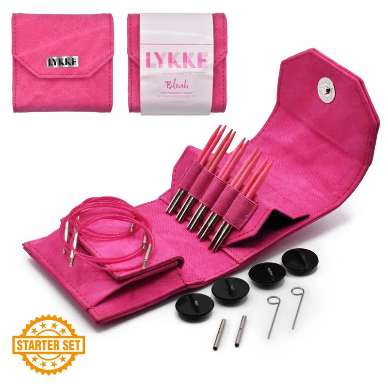 lykke ensemble 9 cm (3,5") kit de démarrage blush fuchsia