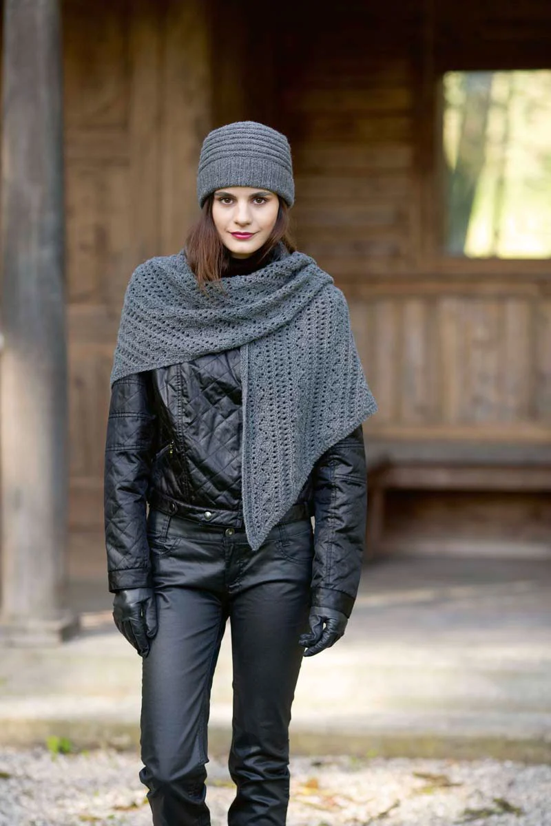 fils longs cashmere dentelle