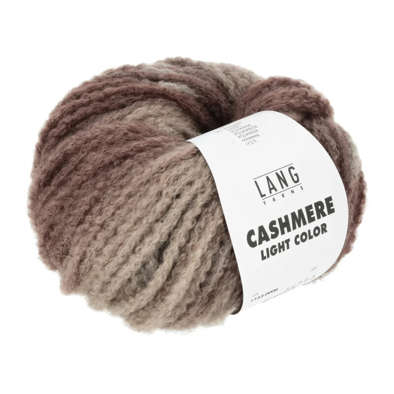 fils longs cashmere couleur claire