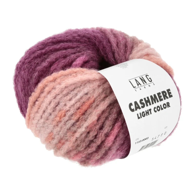 fils longs cashmere couleur claire