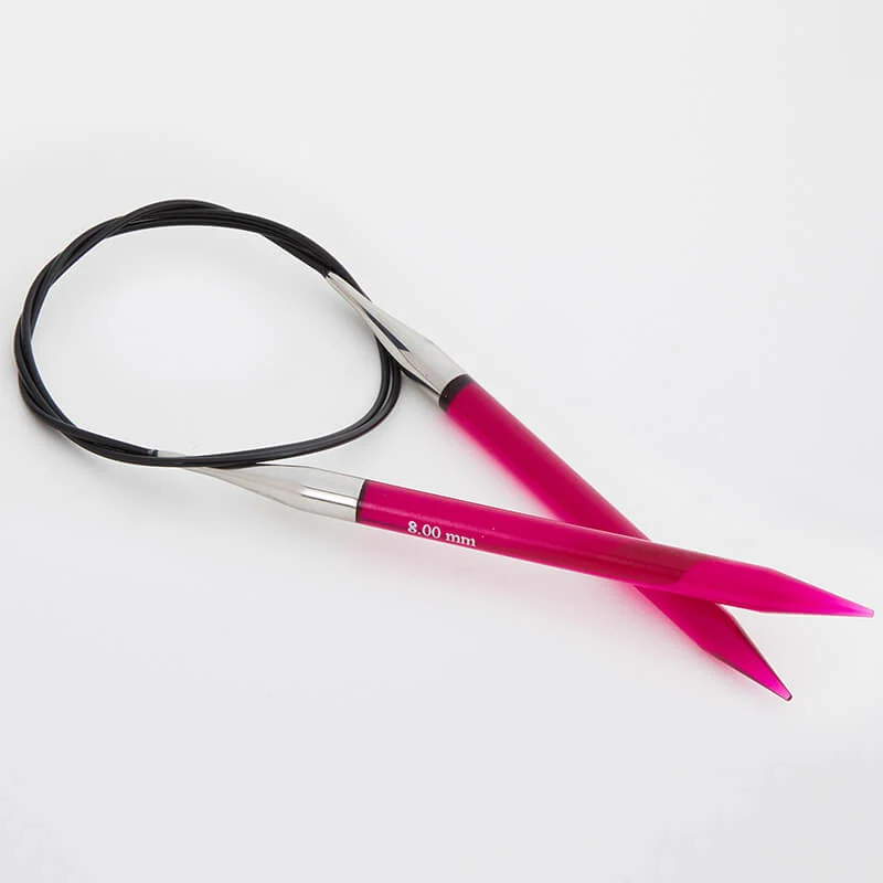 KnitPro Aiguille à tricoter : Circulaire, Fixe, "Trendz" : 60 cm