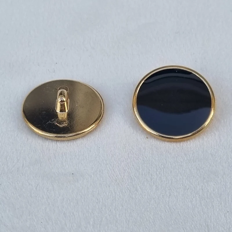 Boutons en métal en résine pastille laque 20 mm