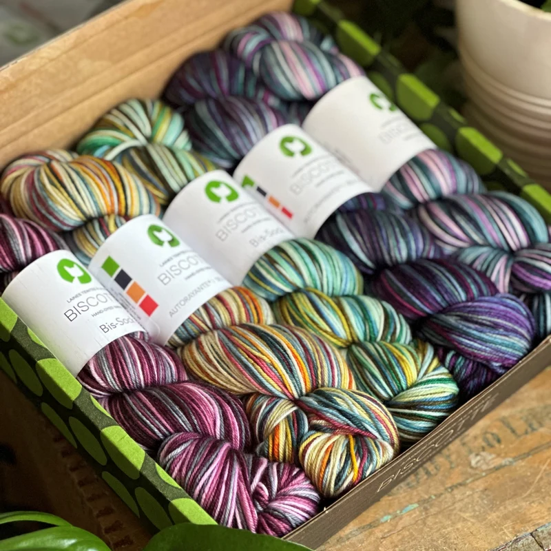 Sock knitter's gift box