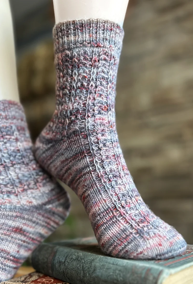 Oakleigh Socks - Knitting pattern and knitting kits
