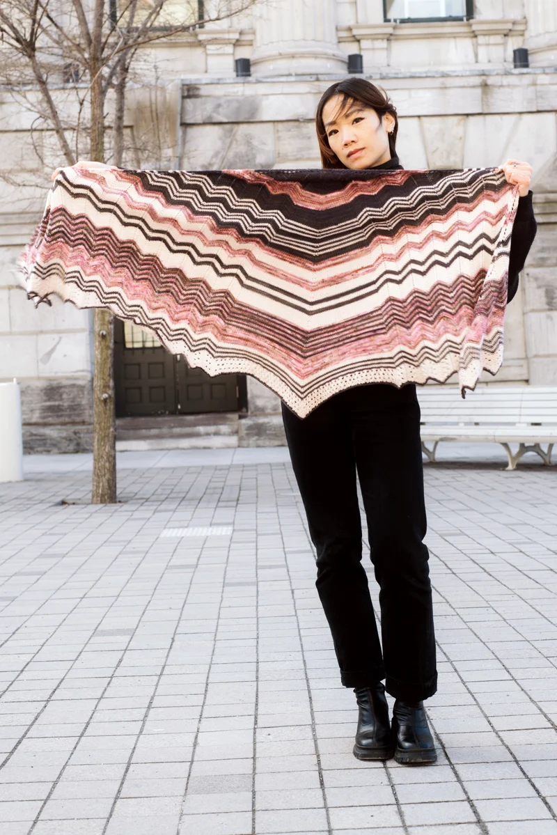 Venus Shawl - Knitting pattern and knitting kits