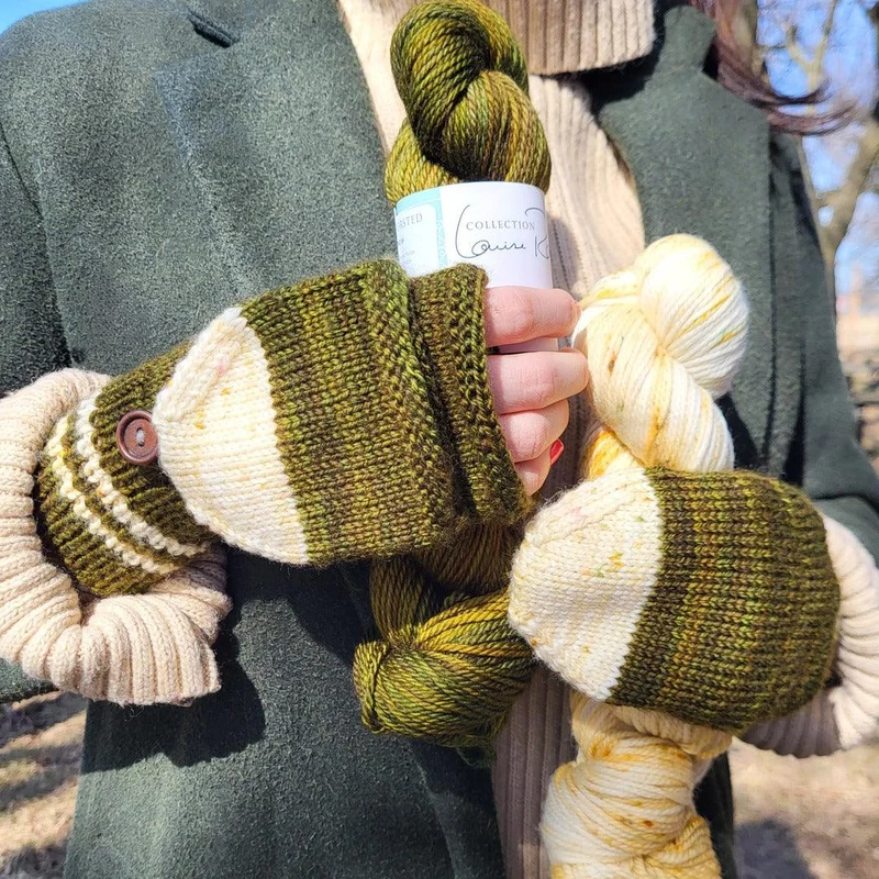 Sock Mittens - knitting pattern and knitting kits