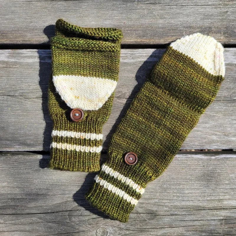 Sock Mittens - knitting pattern and knitting kits