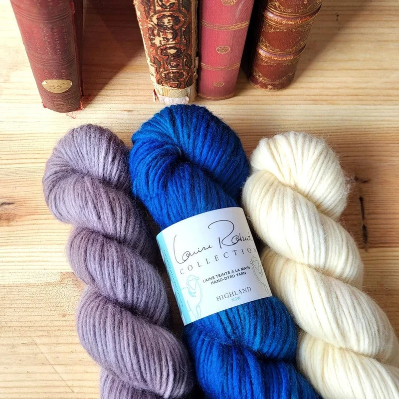 Trois Fois Passera Hat - knitting pattern and knitting kits