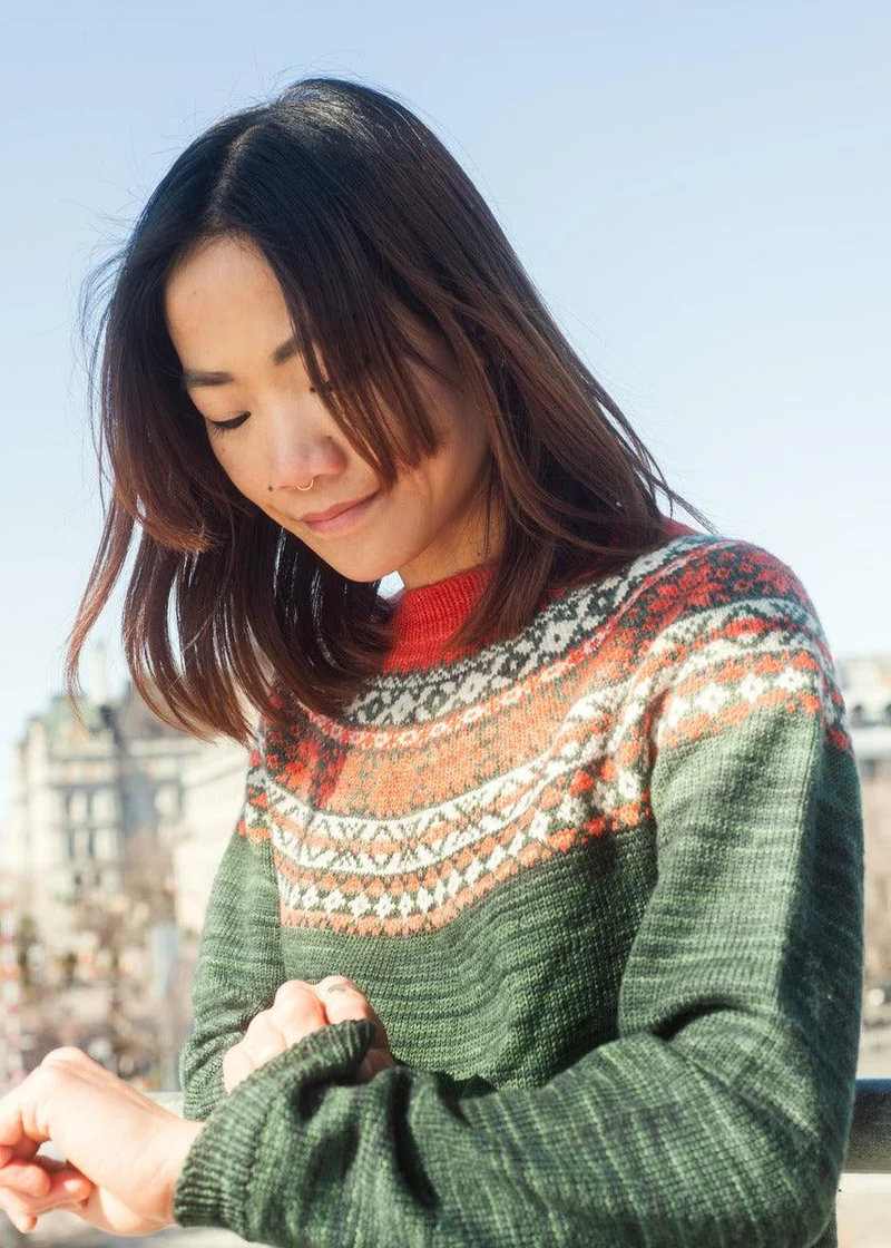 Lighthouse Keeper Pullover - Knitting pattern and knitting kits
