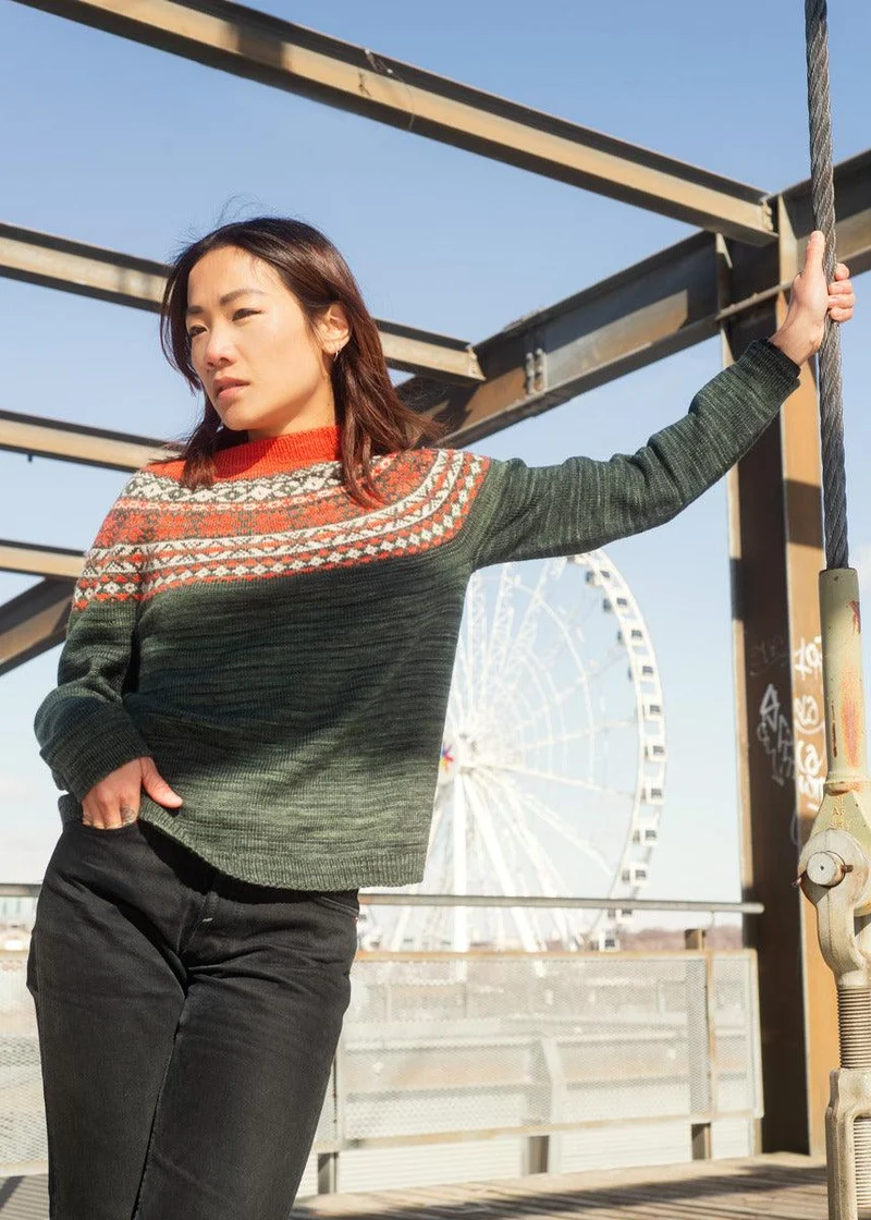 Lighthouse Keeper Pullover - Knitting pattern and knitting kits