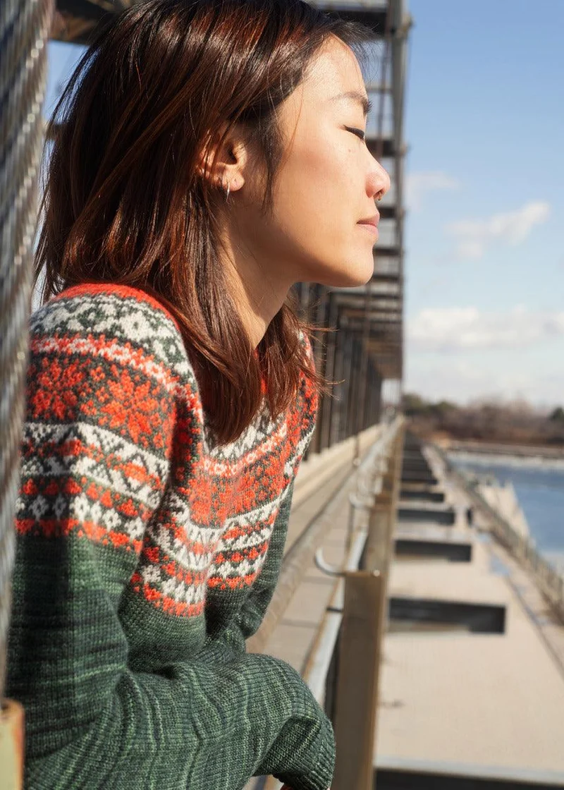 Lighthouse Keeper Pullover - Knitting pattern and knitting kits