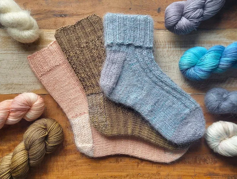 Cozy Socks Gift Set - Knitting pattern