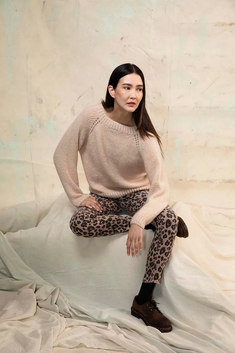 fils longs cashmere lumière