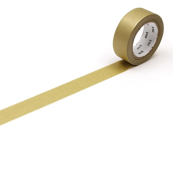 Washi Tape Gold - 15mm X 7m