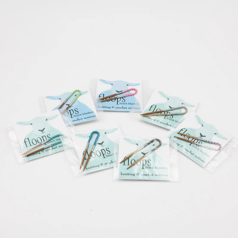 Flox Métal ou Bambou - Floops Stitch Markers