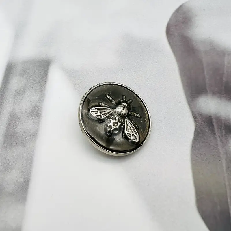 Boutons 18 mm Métallique Abeille