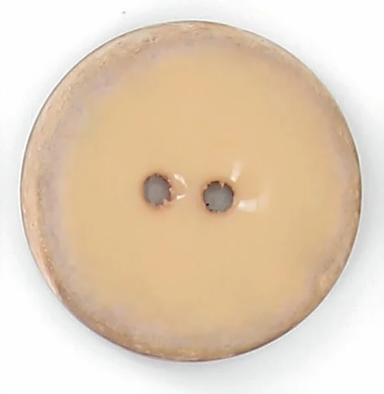 Boutons 2 trous 30 mm 40 mm Natural Noix de Coco laqué