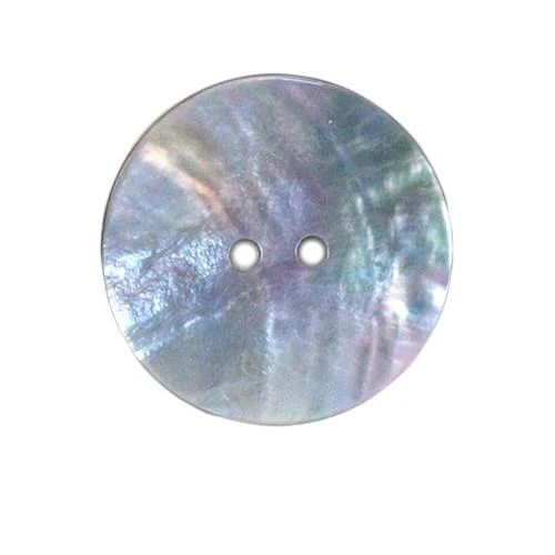 Boutons 27 mm : 2 Trous, Nacré, style minimaliste