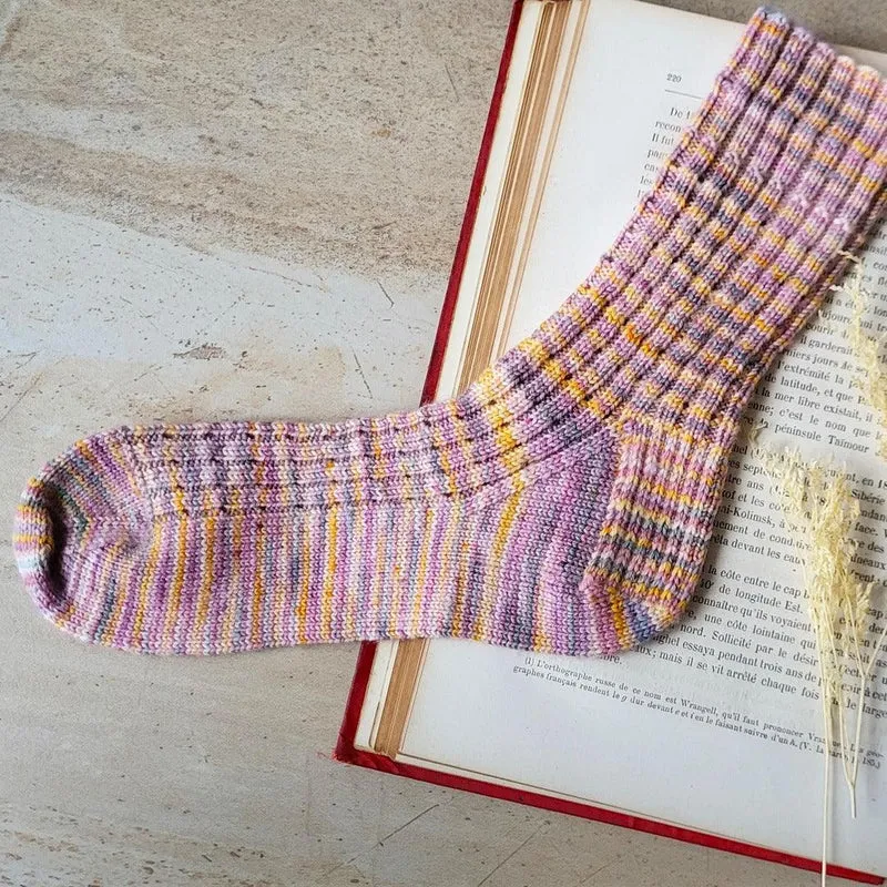 A Hole Lotta Ribs Socks | Knitting kit