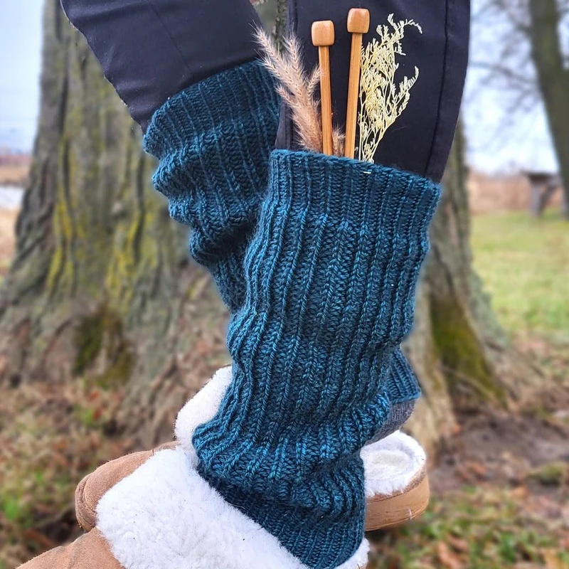 Walking Trail Leg Warmers - Knitting Pattern