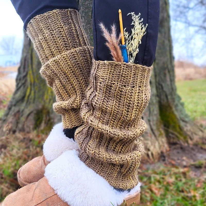 Walking Trail Leg Warmers - Knitting Pattern