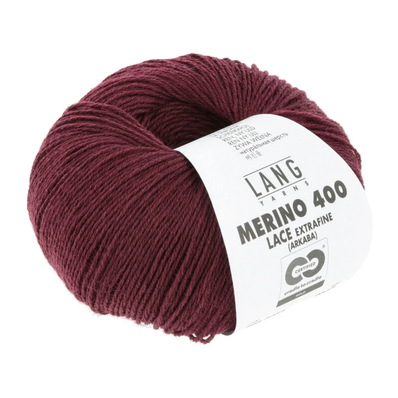 fils lang mérinos 400 dentelle