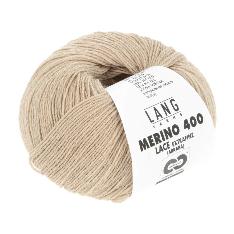 fils lang mérinos 400 dentelle