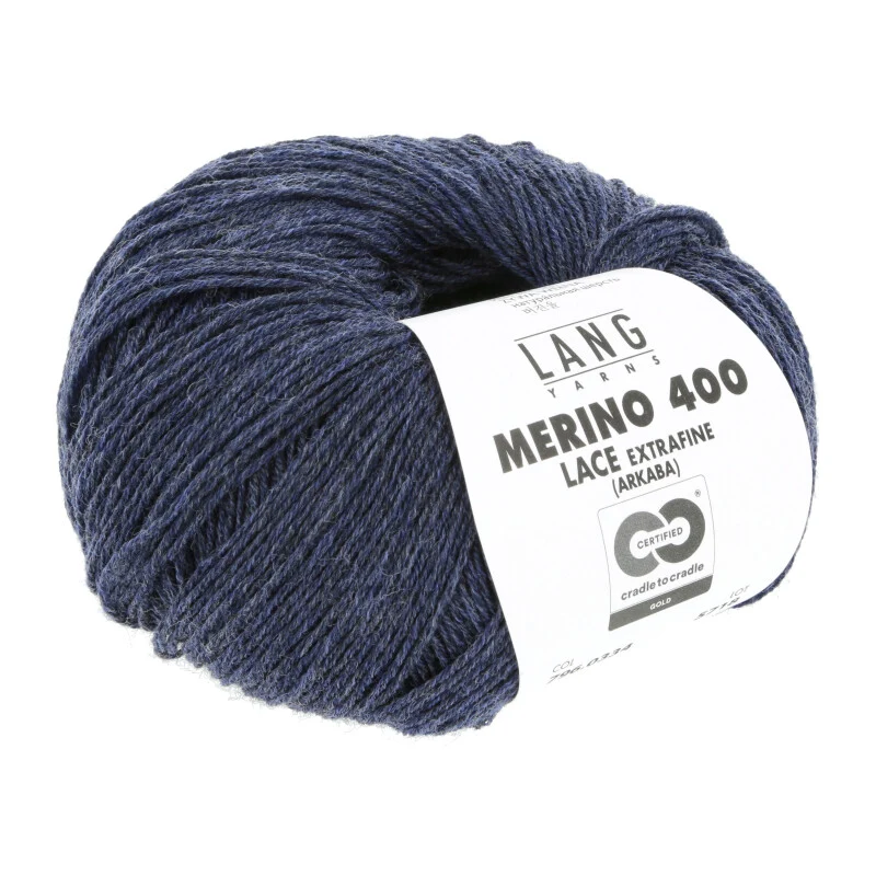 fils lang mérinos 400 dentelle