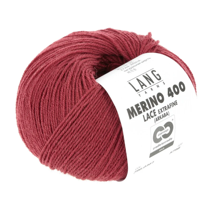fils lang mérinos 400 dentelle