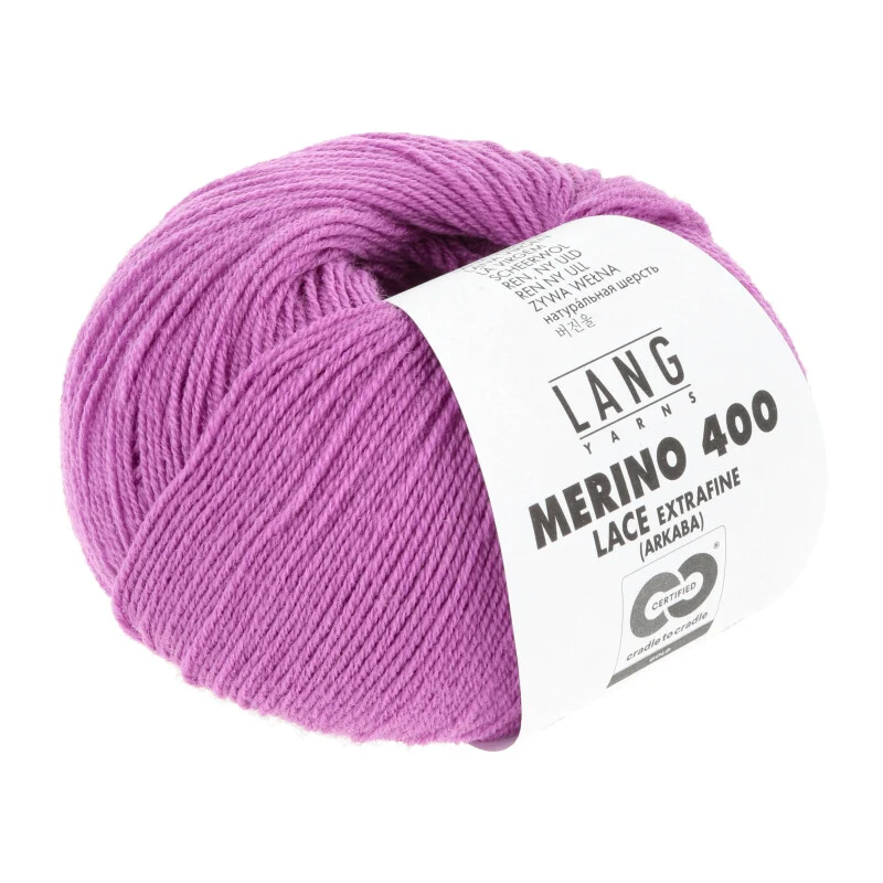 fils lang mérinos 400 dentelle