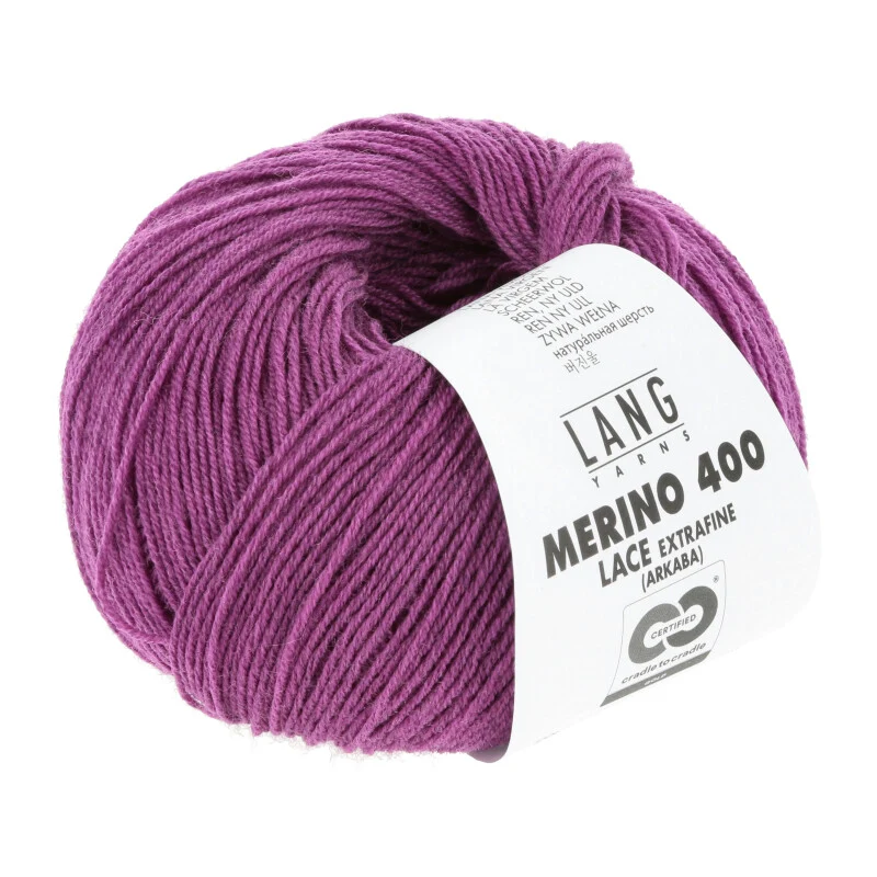 fils lang mérinos 400 dentelle
