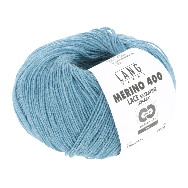 fils lang mérinos 400 dentelle