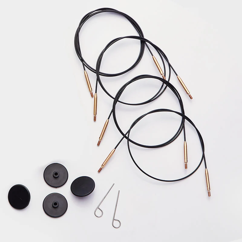 knit pro câbles pivotants à 360° et fixes