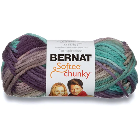 Softee chunky yarn #6 - 100gr - shadow