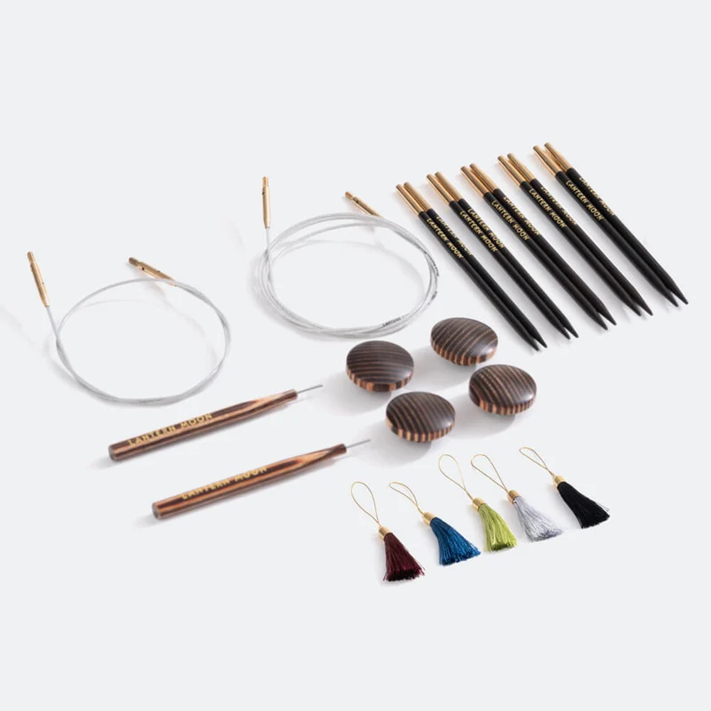 Lanterne lune Grace IC Set 10 cm
