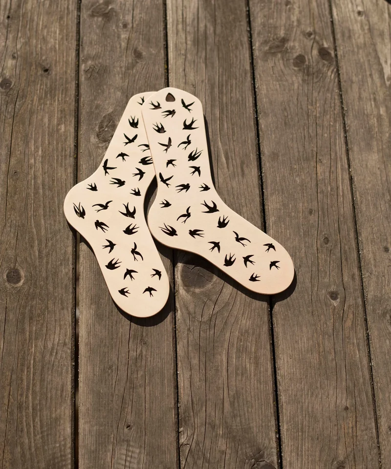 Bloqueurs à Chaussettes en Bois