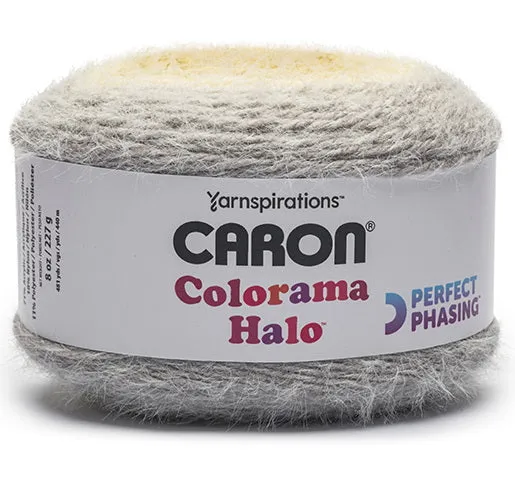 Colorama halo yarn #5 - 227g - gold silver