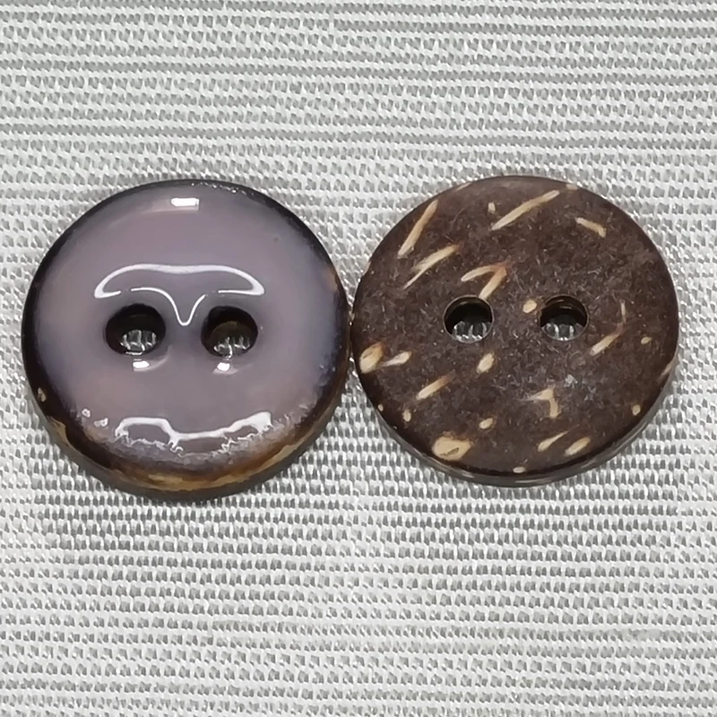 Boutons 15 mm Natural coconut