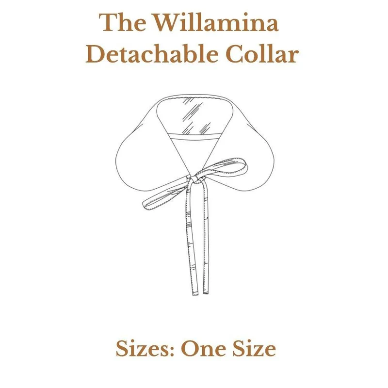 PATRON DE COUTURE PDF | Col amovible Willamina | Merchant & Mills | UNISEXE | A4 SEULEMENT