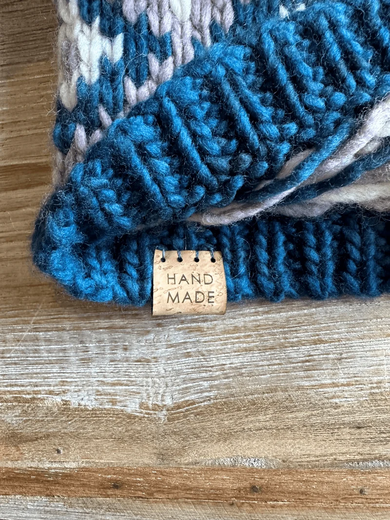 Sew-on Cork labels - Biscotte