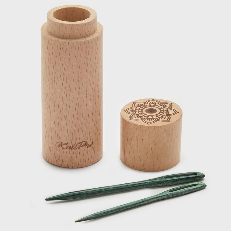 knit pro aiguilles à repriser en bois conscientes