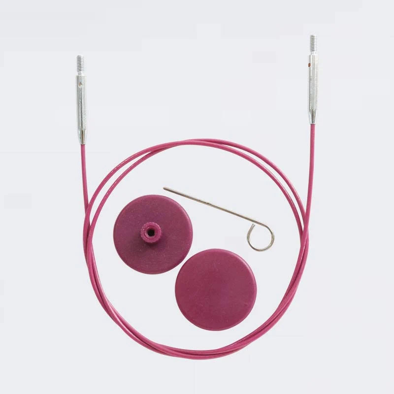 knit pro câbles acier violet 360° pivotant et fixe