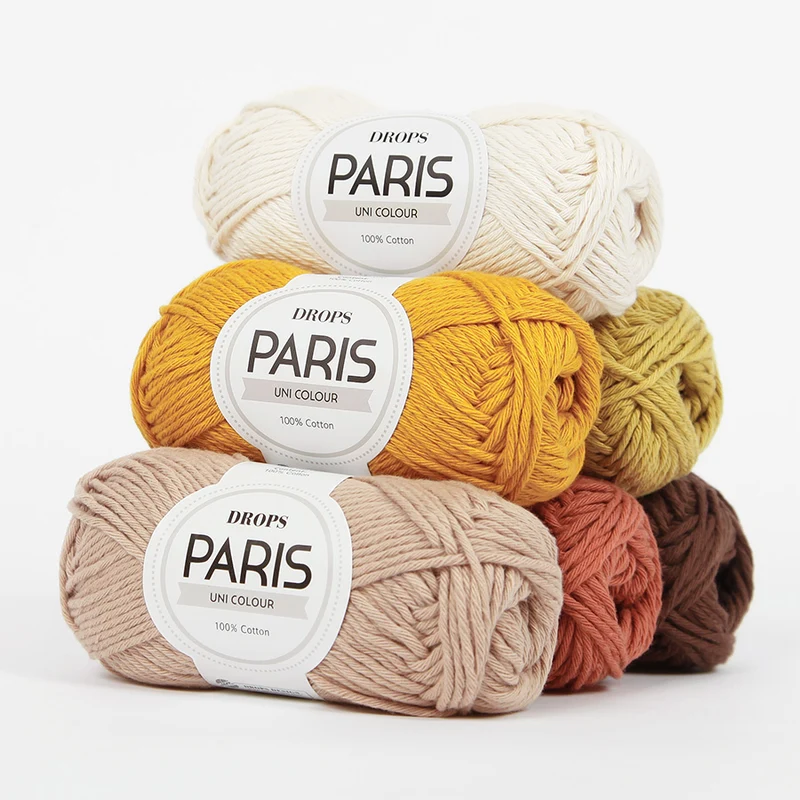 Fil Drops Paris 100% coton – fil épais pour crochet et tricot