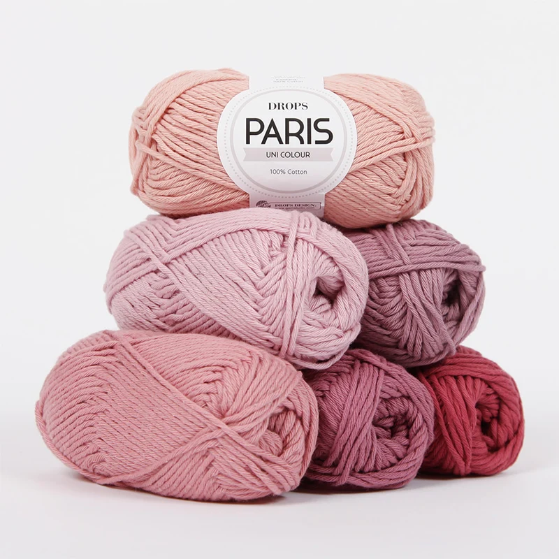 Fil Drops Paris 100% coton – fil épais pour crochet et tricot