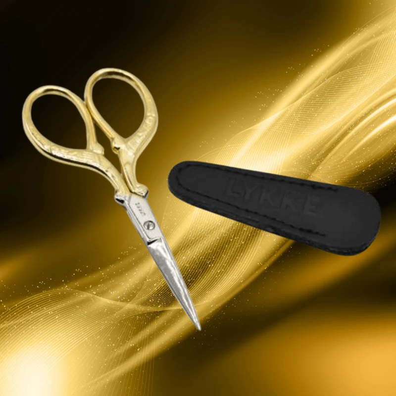 24-carat gold-plated scissors - Lykke
